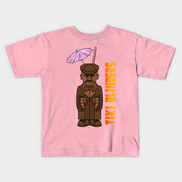 Tiki Blinders Arthur Shelby Kids T-Shirt by Dark_Inks